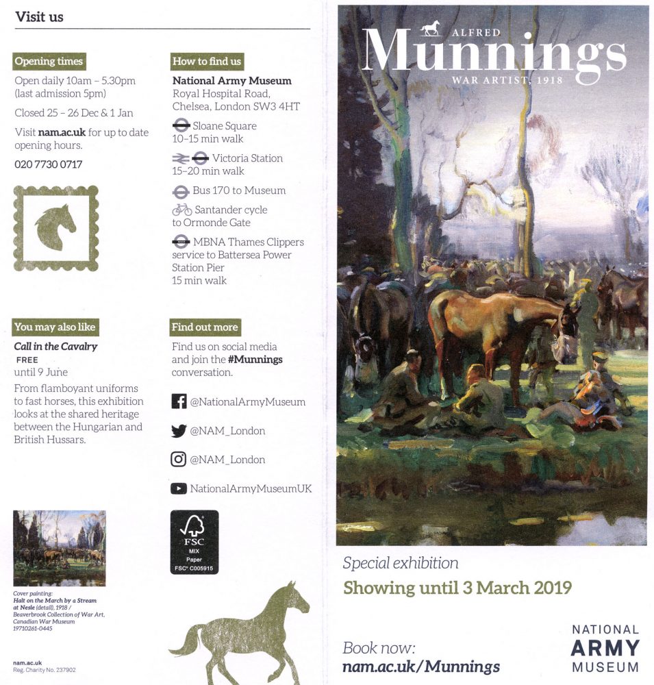 Munnings leaflet