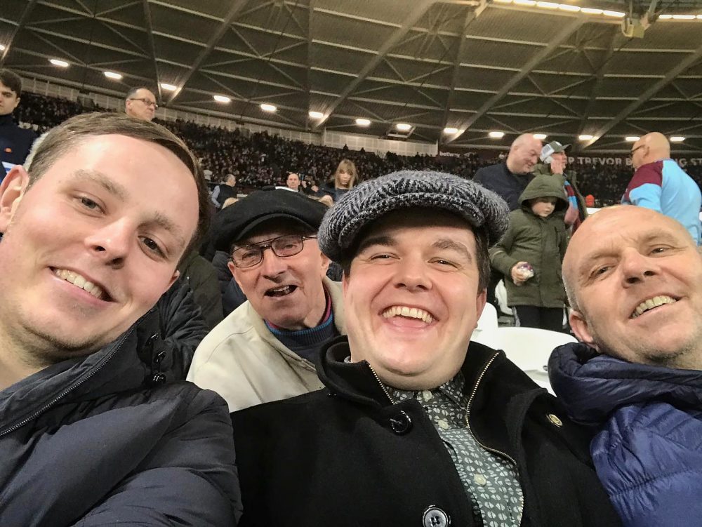 Geezers at West Ham United v Fulham