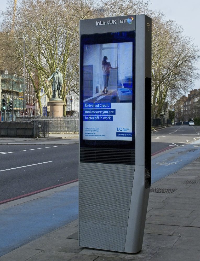 InLinkUK phone kiosk Bow Road