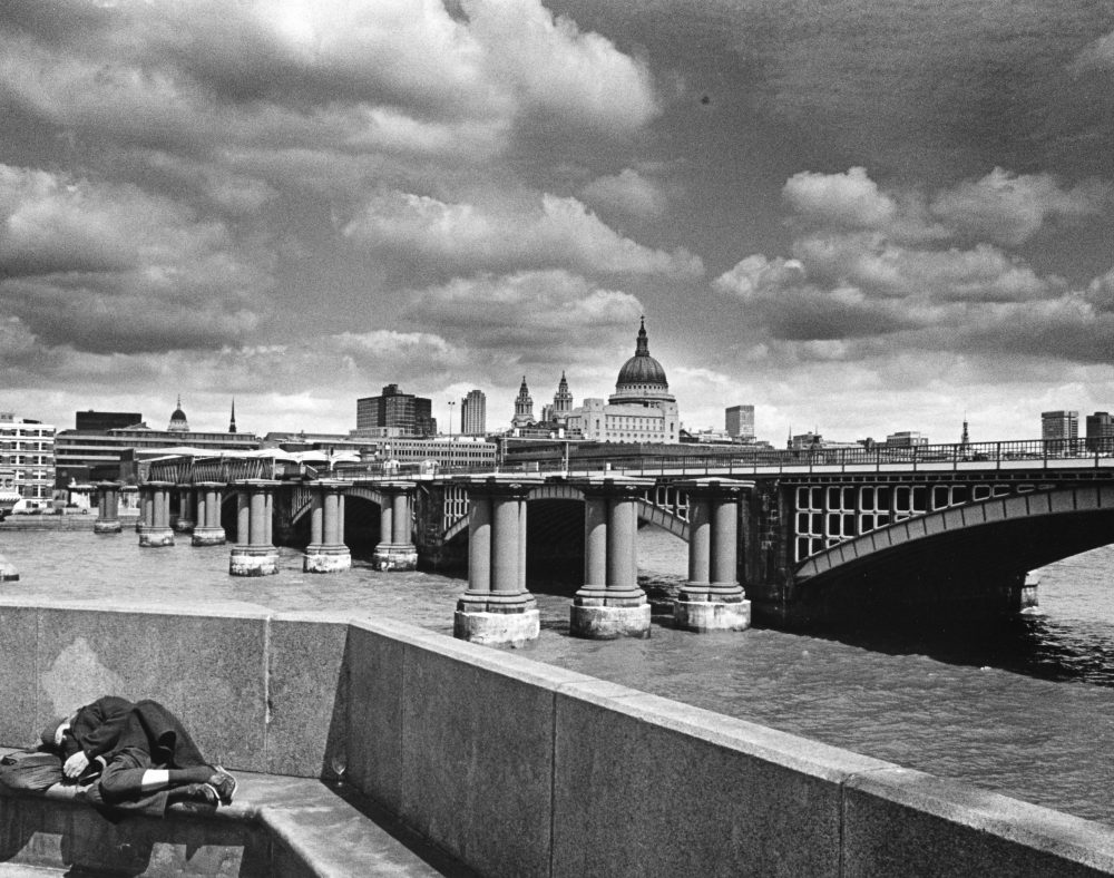 Photo by Terry Bloomfield - St Pauls and a rough sleeper