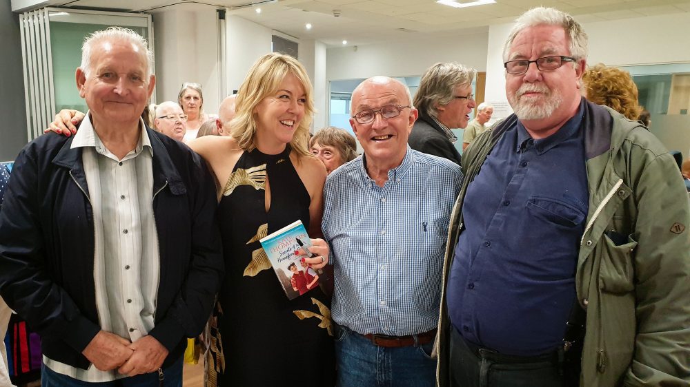 Geezers with Kate Thompson at her book launch