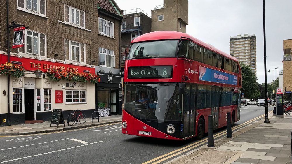 No 8 Bus on Old Ford Road, Bow