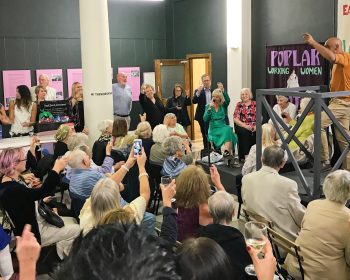 The Women's Hall at the Tower Hamlets Borough Archives was packed for the launch of Kate Thompson's new book: The Stepney Doorstep Society