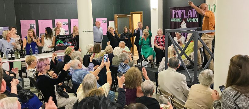 The Women's Hall at the Tower Hamlets Borough Archives was packed for the launch of Kate Thompson's new book: The Stepney Doorstep Society