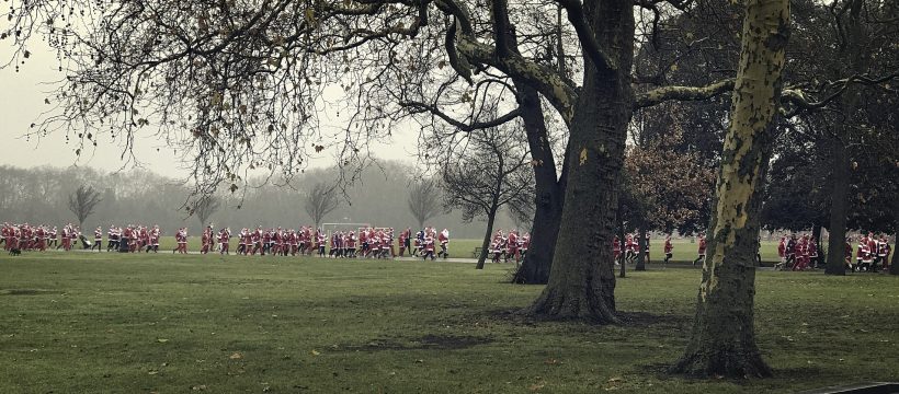 St Joseph's Hospice Santa Run