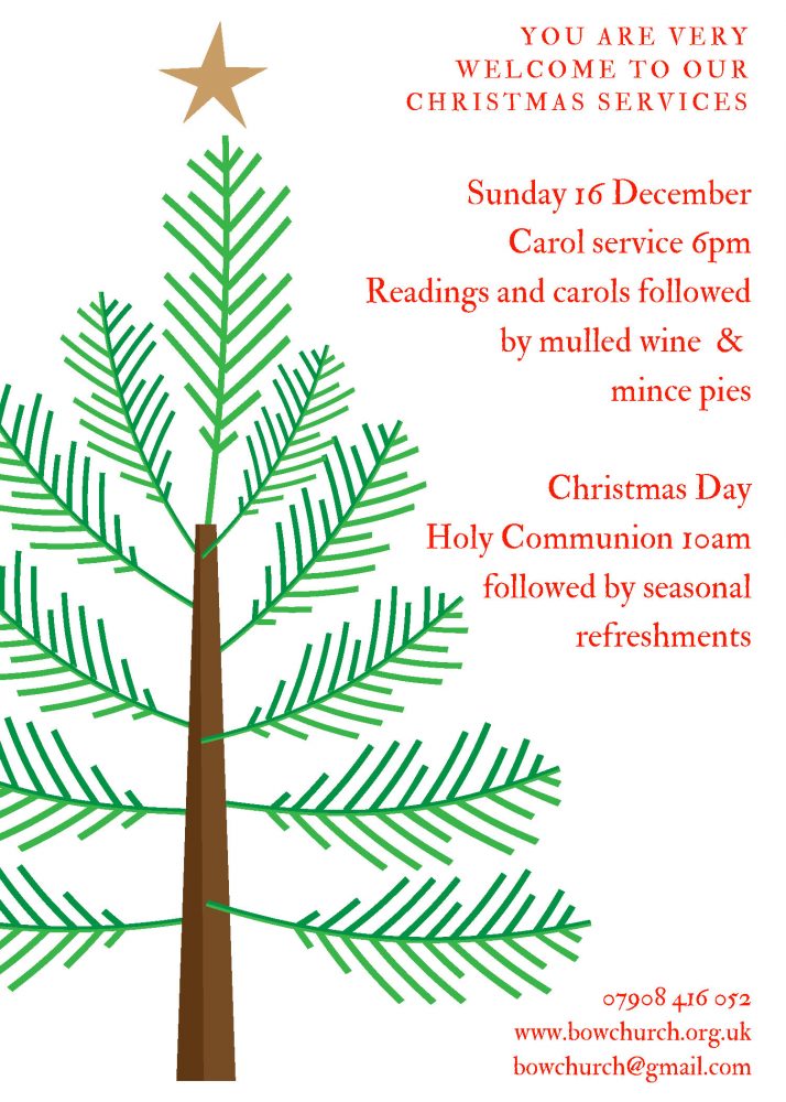 2018 Christmas services Bow Church