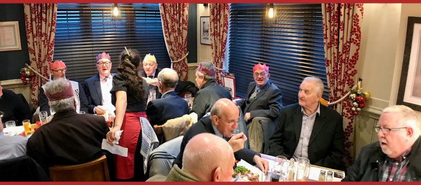 The Geezers Christmas dinner 2018 at the Eagle Snaresbrook