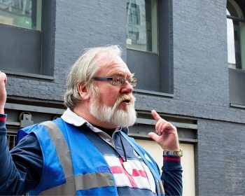 David Charnick running his guided walk