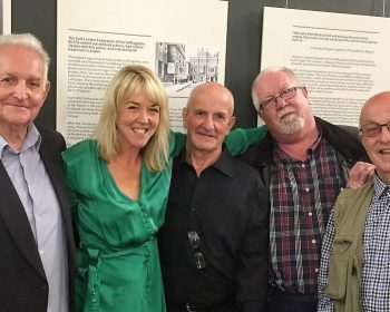 Geezers with local author Kate Thomson in Sept 2019