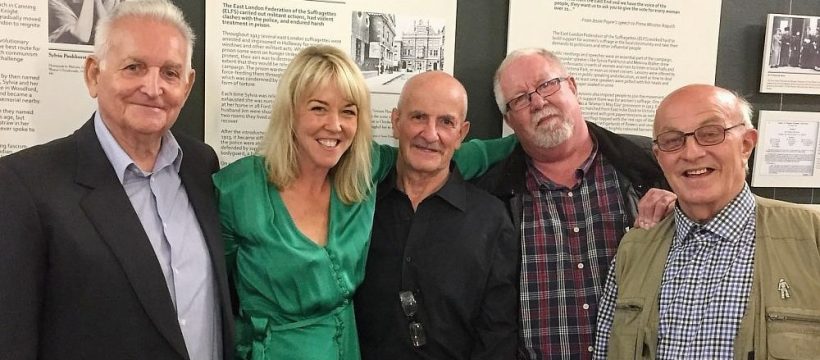 Geezers with local author Kate Thomson in Sept 2019