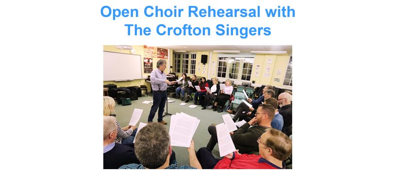 Crofton Singers rehearsal