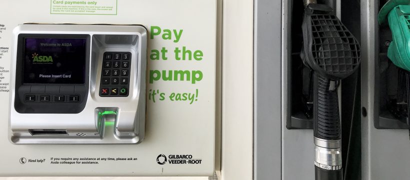 Pay at the pump card payments only