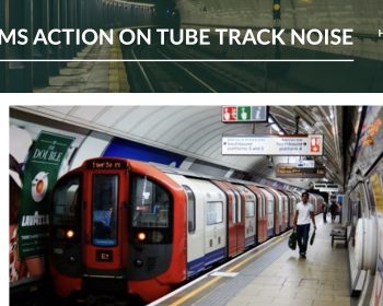 RMT confirms action on tube track noise