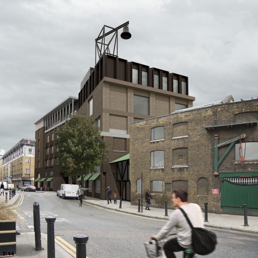 Rendering of Whitechapel Hotel by 31:44 Architects