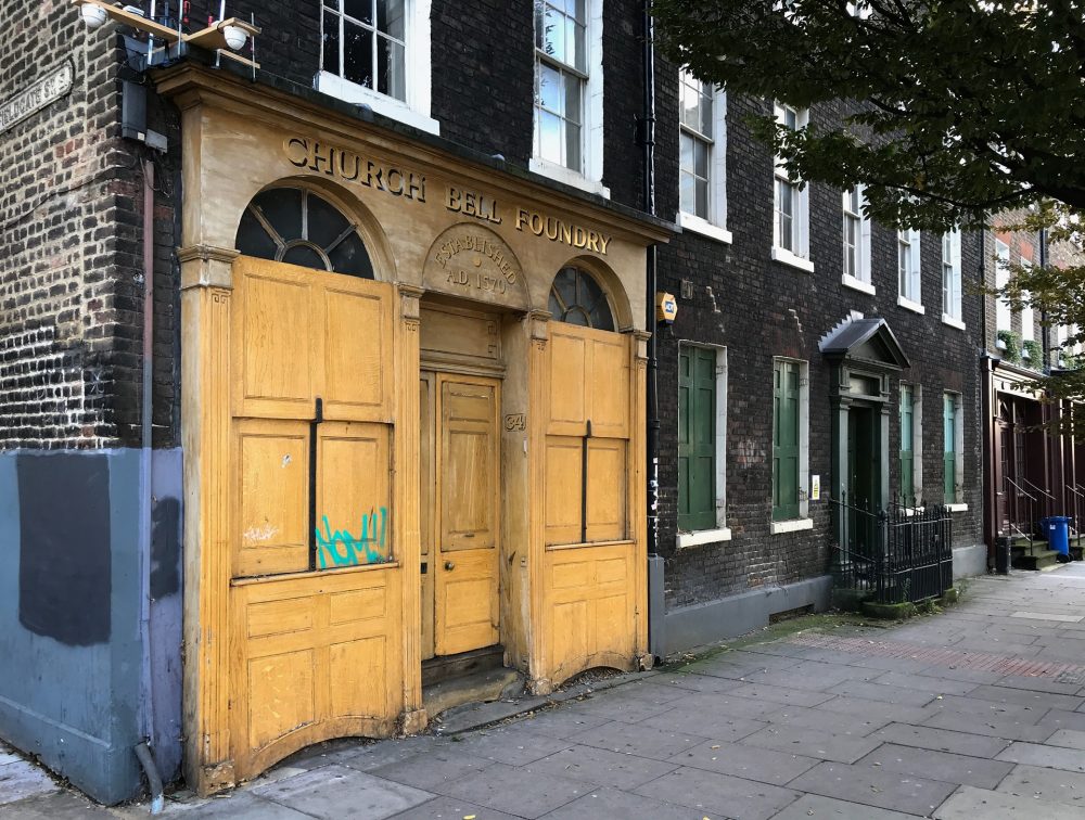 Whitechapel Bell Foundry shopfront