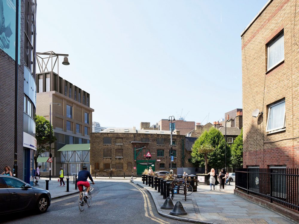 View of Whitechapel Bell Foundry from Fieldgate Street