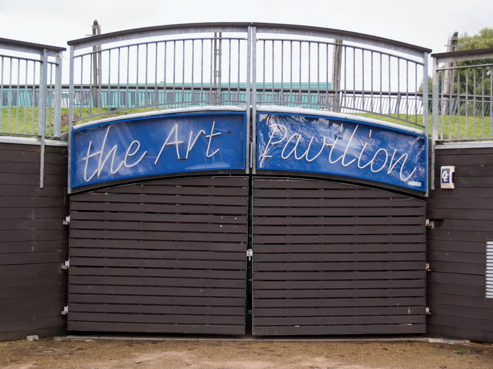 Mile End park Arts Pavilion, closed