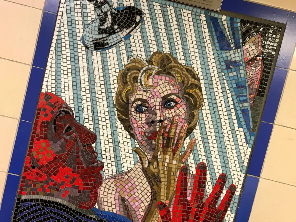 Hitchcok Mosaic Leytonstone Tube