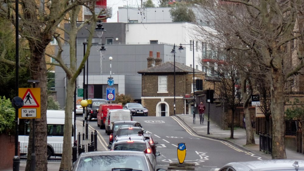 The North London Railway passed underneath the eastern end of Tredegar Road, Bow.