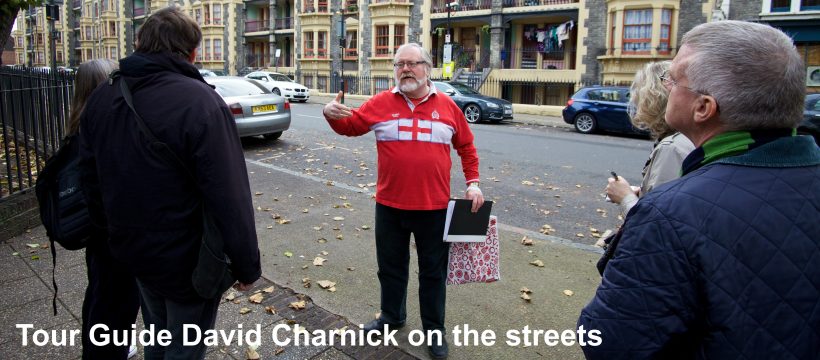 Tour Guide David Charnick on the streets