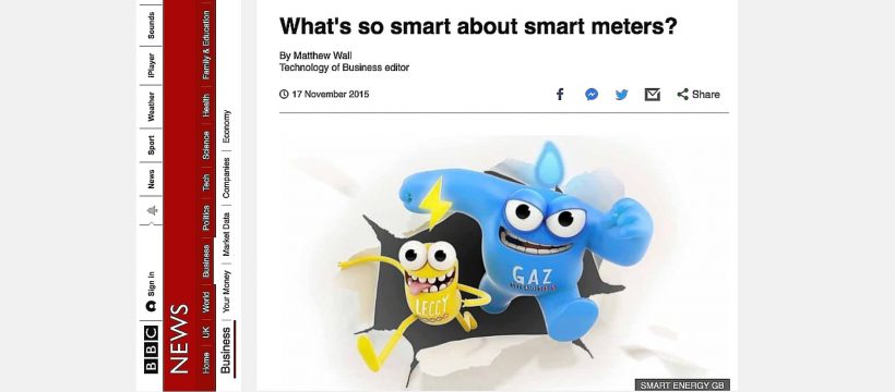 BBC website on Smart Meters Nov 2015