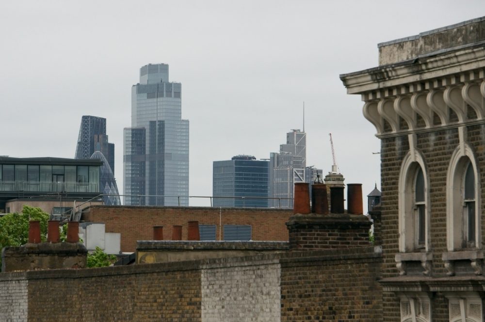 City Skyscrapers viewed from Bow