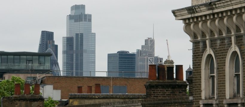 City Skyscrapers viewed from Bow