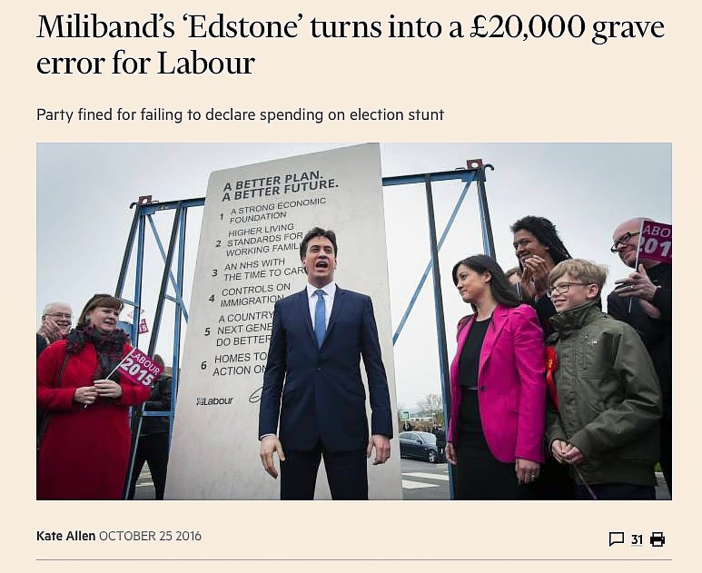 The Edstone - Financial Times 25 Oct 2016