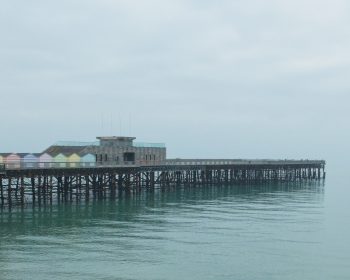 Hastings Pier in winter