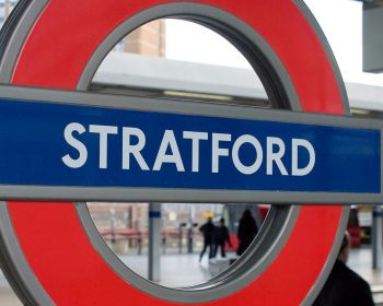 Stratford Underground sign