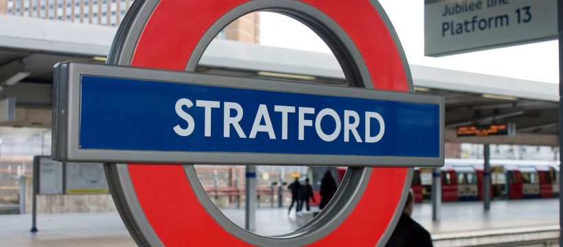 Stratford Underground sign