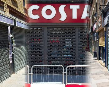 shuttered shops Roman Road Bow