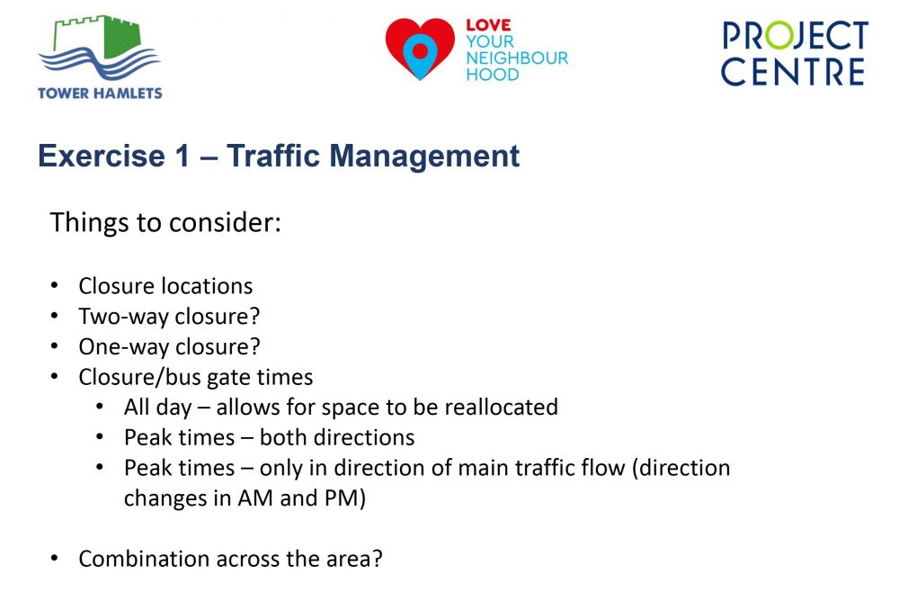 Where is the no closure option? Slide from the workshop presentations