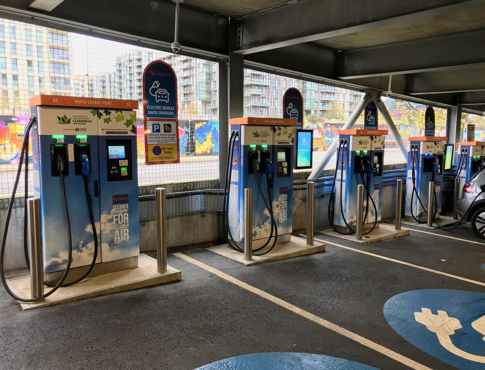 Osprey Rapid electric car chargers, Stratford City