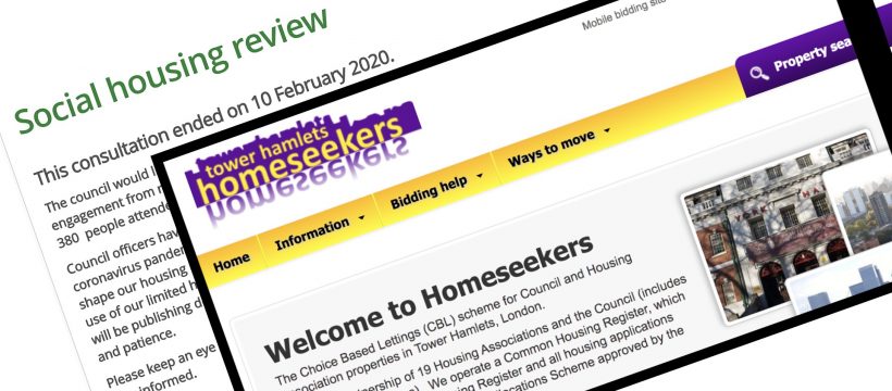 Social Housing Policy in Tower Hamlets