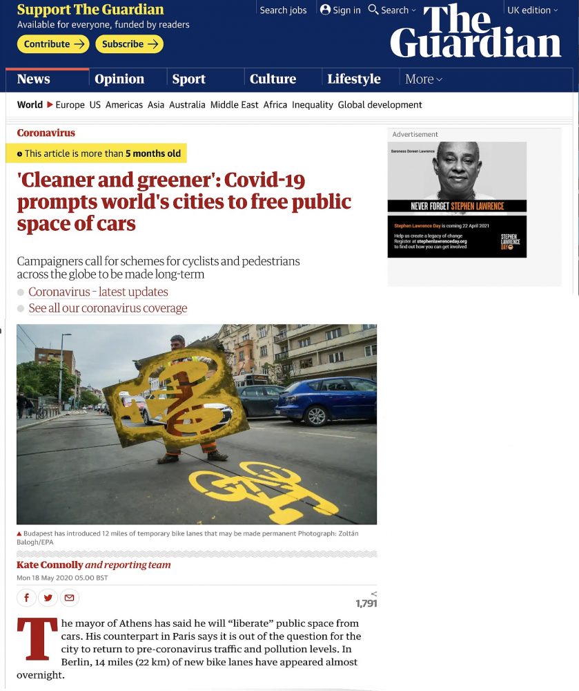 Cleaner Greener Cities The Guardian