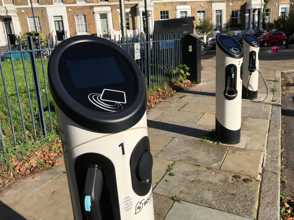 Source London car chargers St Marks Gate