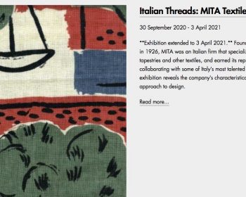 Italian Threads at Estorick Collection