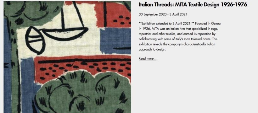 Italian Threads at Estorick Collection