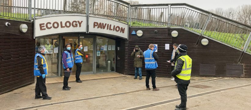 Walk-in Covid testing at Ecology Pavilion Bow, London E3