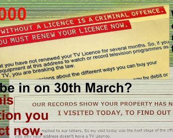 TV licence demands - a strange way of marketing