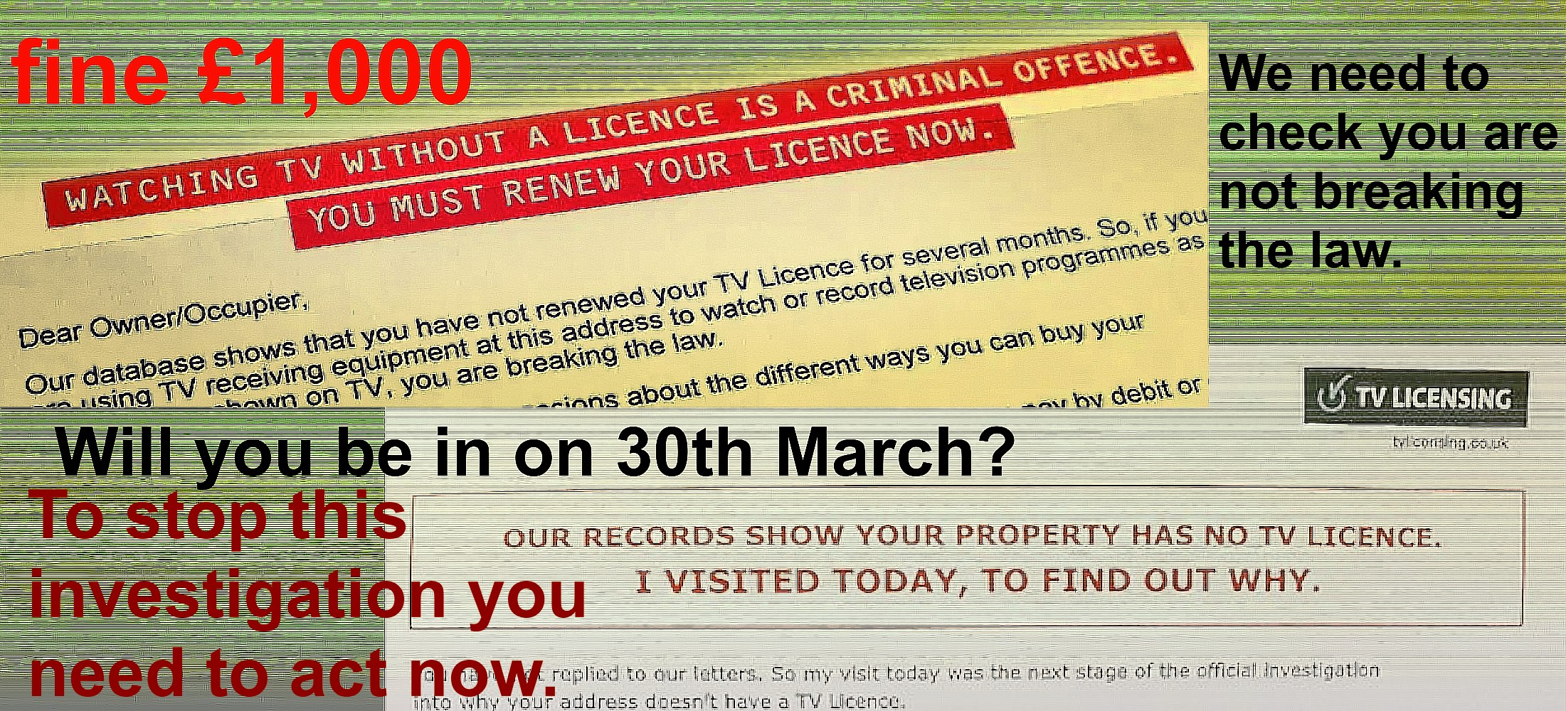 Over 75s TV licence fee Our Bow