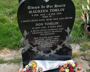 The grave of Don Tomlin