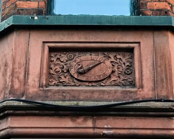 On the side of the gatehouse in Fairfield Road there is the inscription EX LUCE LUCELLUM. It means "out of light a little profit" which was to be the motto on the tax stamp stuck to each box of matches.