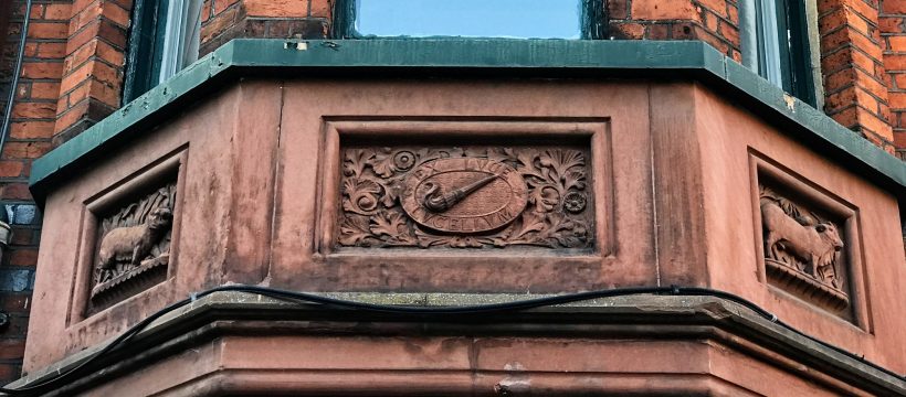 On the side of the gatehouse in Fairfield Road there is the inscription EX LUCE LUCELLUM. It means "out of light a little profit" which was to be the motto on the tax stamp stuck to each box of matches.