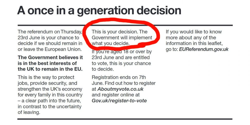 A once in a generation decision Uk referendum