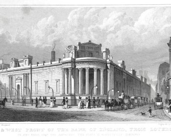 Design for Bank of England by John Soane