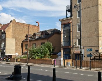 Site of Old Three Colts pub on Old Ford Road , Bow