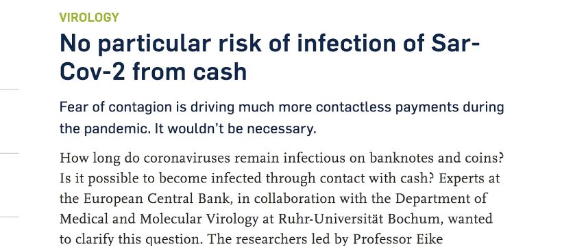 Ruhr University in Bochum covid on cash report