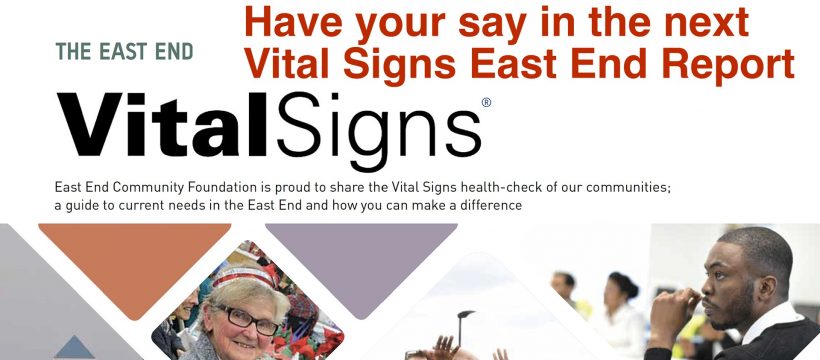 Vital Signs - what local issues concern you?